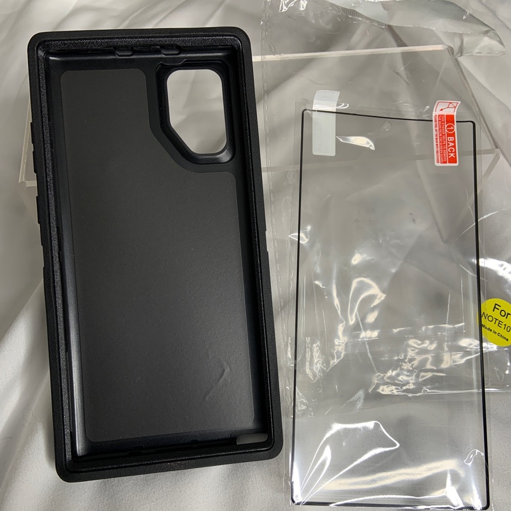 Case for Samsung Galaxy Note 10+ Clear Sleek Protection Cover without clip